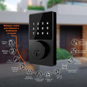 Nexxt D100 Smart Wifi Doorlock Black - Farmacias Arrocha