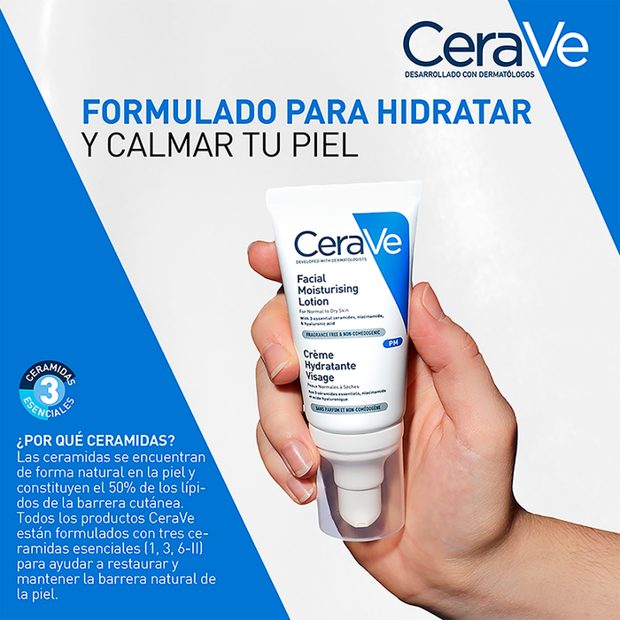 Cerave Kit Locion Hidratante de rostro + Reparadora de ojos + regalos