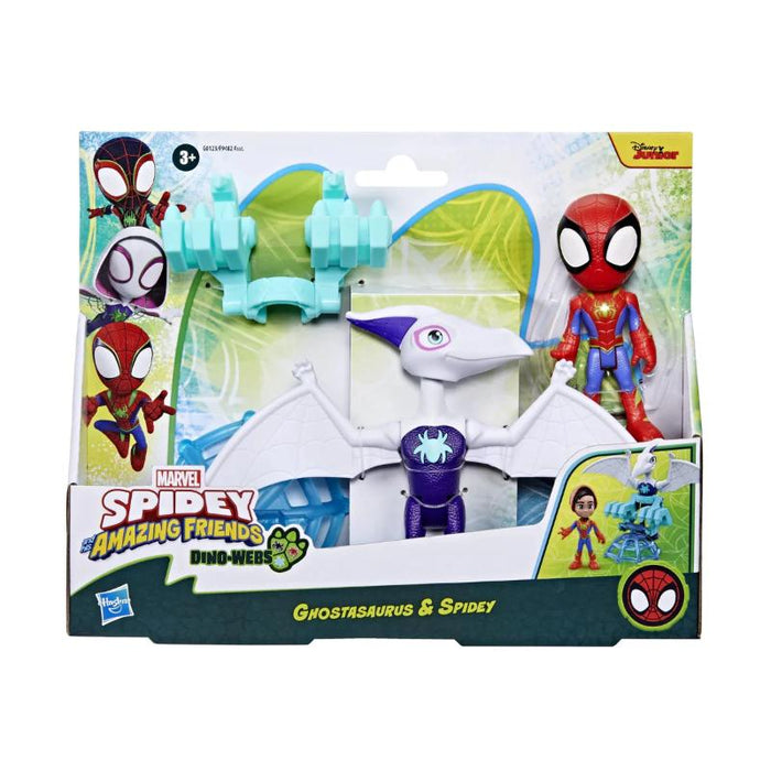 Spidey Surtido de Héroe con Dino Montable