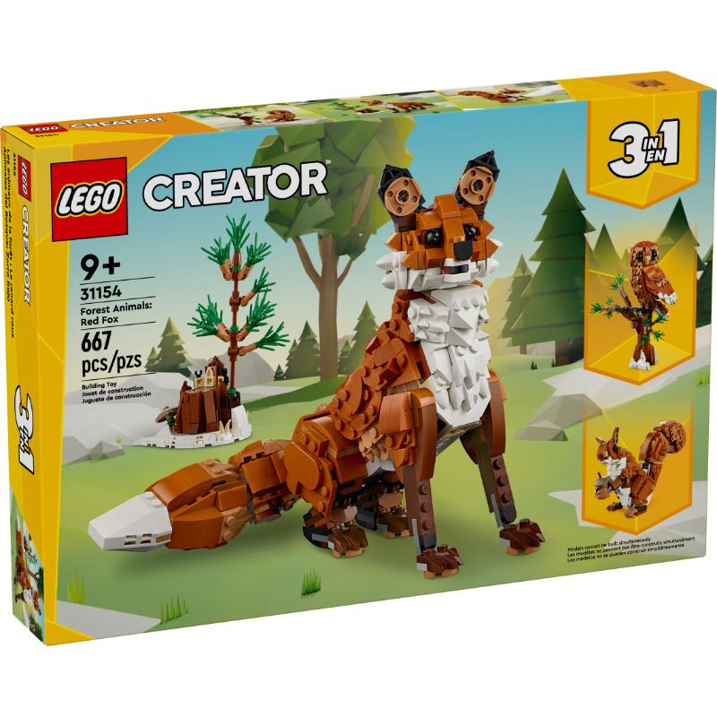 Lego - Creator Animales del Bosque: Zorro Rojo - Farmacias Arrocha