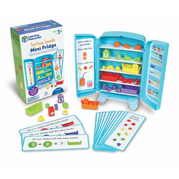 Learning Resources Mini Refrigerador para Clasificar Snacks