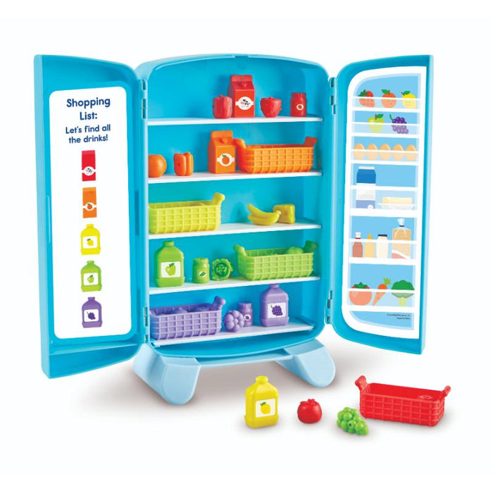 Learning Resources Mini Refrigerador para Clasificar Snacks