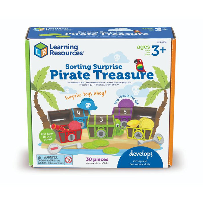 Learning Resources Clasificación del Tesoro Pirata Sorpresa