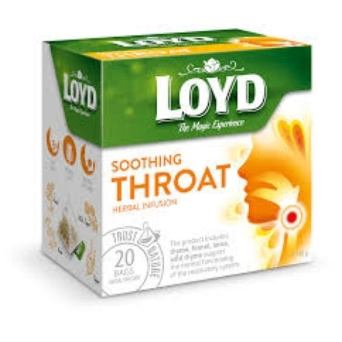 Loyd Support Throat Herbal Infusion Tea Bags