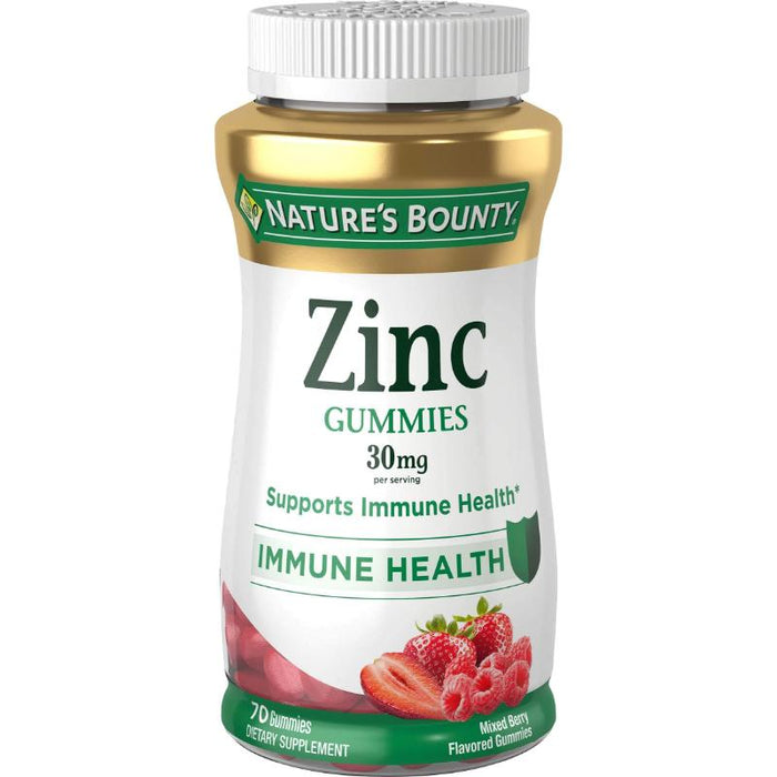 Nature's Bounty Zinc Immune Support Gummies, 30 mg