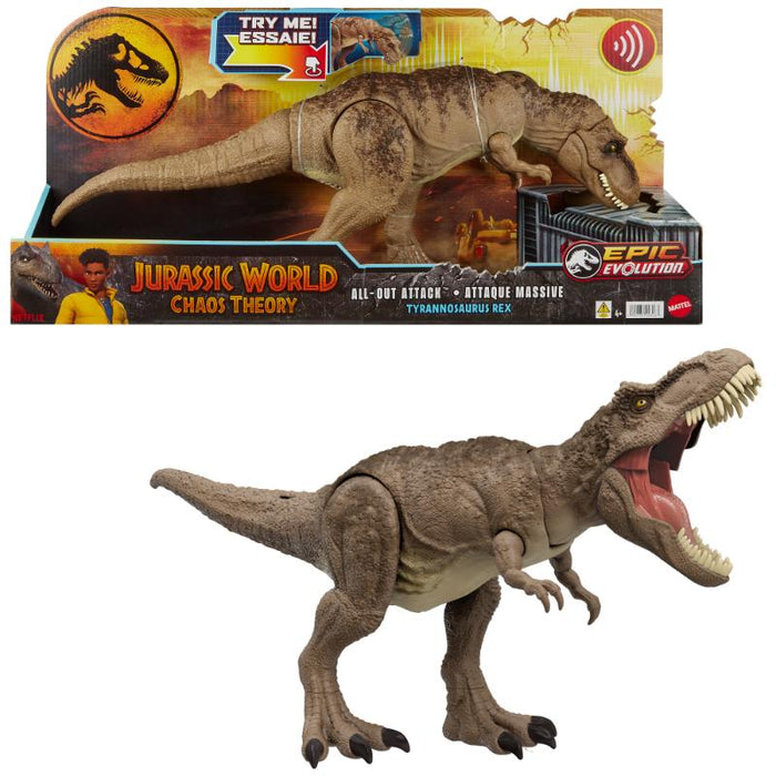 Jurassic Jurassic World T-Rex Ataque Total