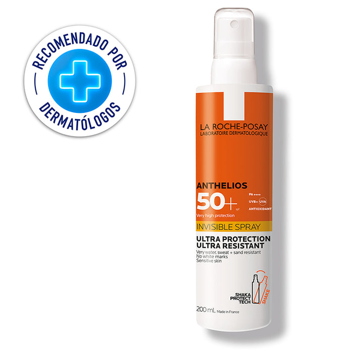 La Roche Posay Anthelios Protector Solar Spray Invisible Spf 50+ 200 Ml