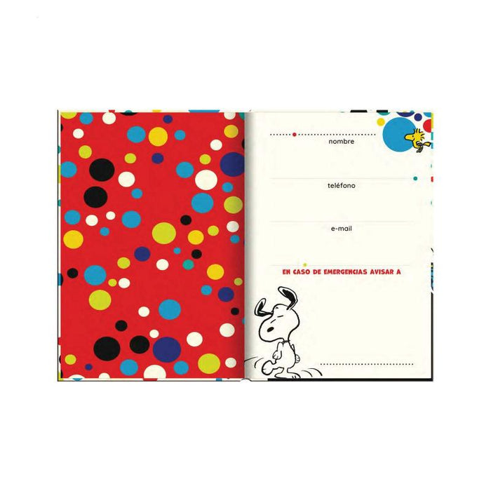 Agenda Diaria 2025 Empastada Snoopy