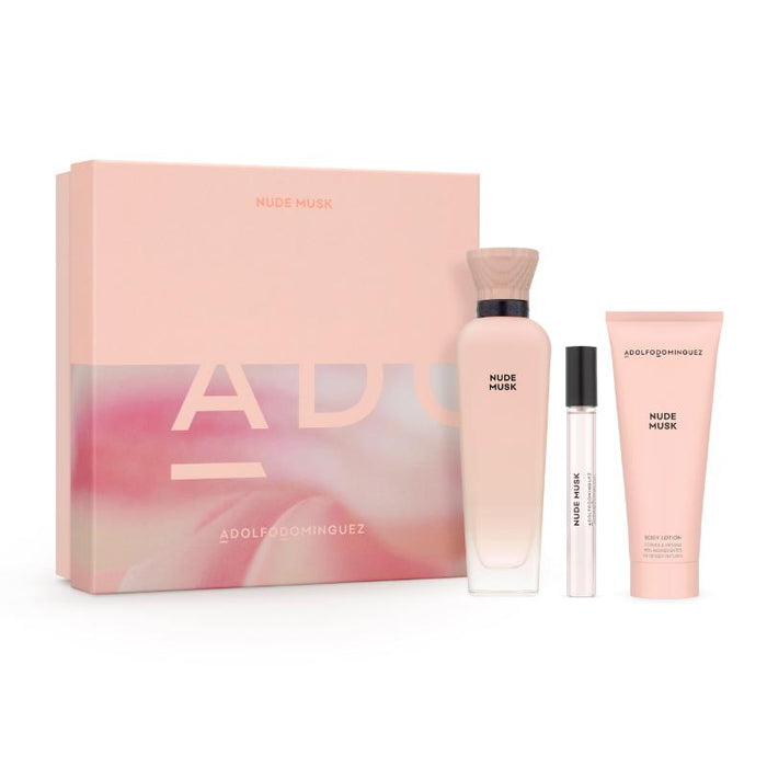 Adolfo Dominguez Nude Musk Edp120Ml + 10Ml + Bl75Ml