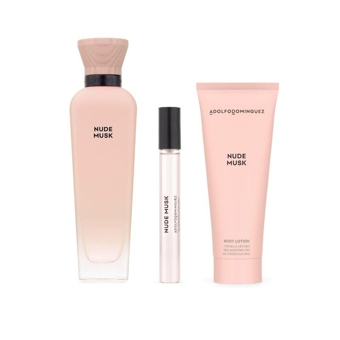 Adolfo Dominguez Nude Musk Edp120Ml + 10Ml + Bl75Ml