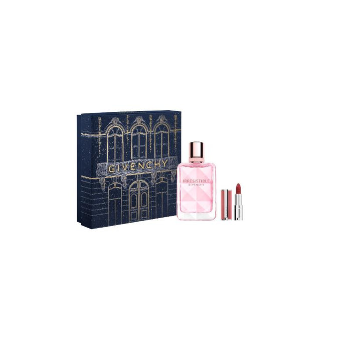 Givenchy Set de fragancia femeninaIrresistible Eau de Parfum Very Floral 50 mll + Mini labial Le Rouge Sheer Velvet 1.5 gms.