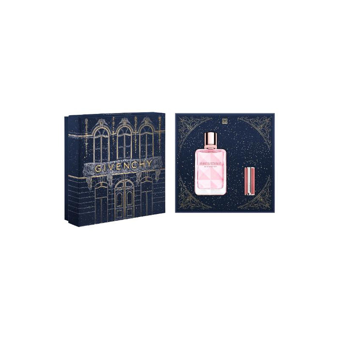 Givenchy Set de fragancia femeninaIrresistible Eau de Parfum Very Floral 50 mll + Mini labial Le Rouge Sheer Velvet 1.5 gms.