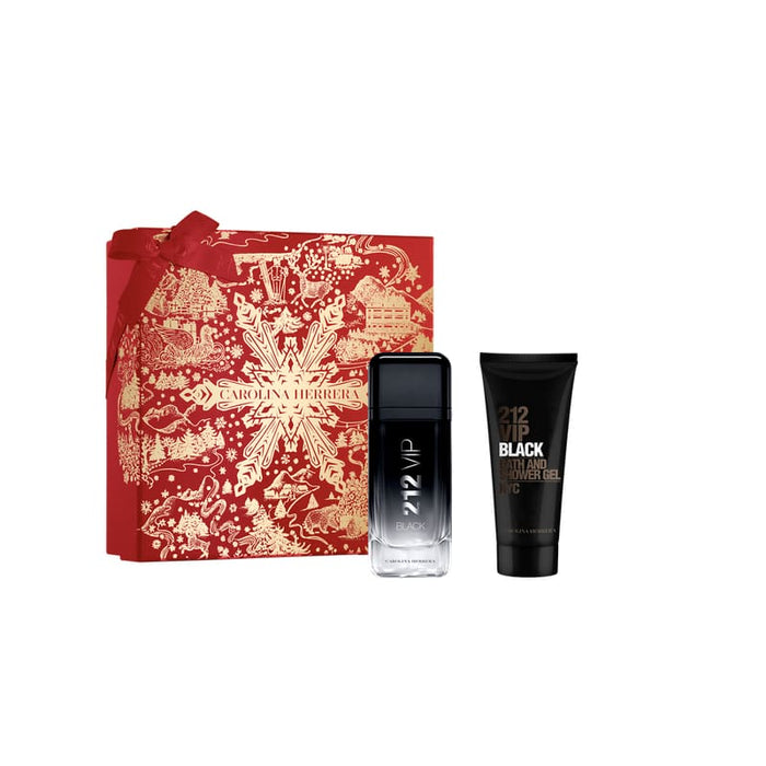 Carolina Herrera 212 Vip Black 100 Ml Edp Y Gel De Ducha 100 Ml