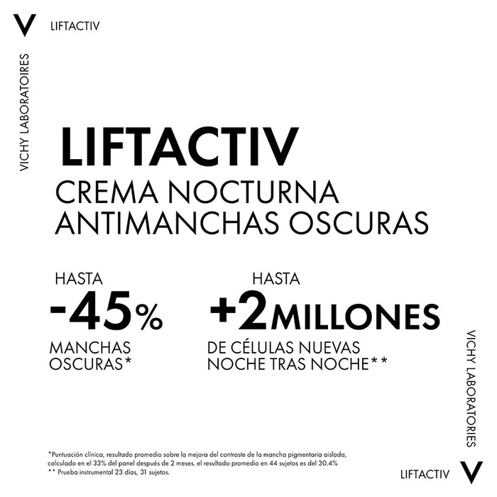 Vichy Liftactiv Crema Nocturna Antimanchas Oscuras 50ml