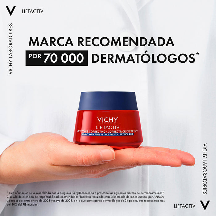 Vichy Liftactiv Crema Nocturna Antimanchas Oscuras 50ml