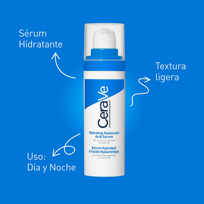 Cerave Serum Hidratante con Ácido Hialuronico para piel normal a seca 1oz