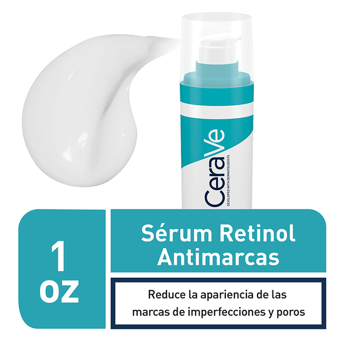 Cerave Serum Retinol Antimarcas para piel con tendencia a imperfecciones 1oz