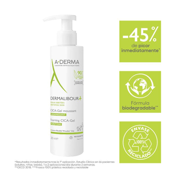 A-Derma Dermalibour Cica-Gel Espumoso Purificante