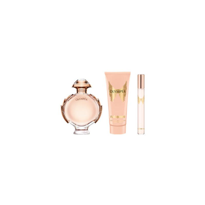 Rabanne Estuche Olympea Edp 80Ml + Loción Corporal 100Ml + Travel Spray 10Ml