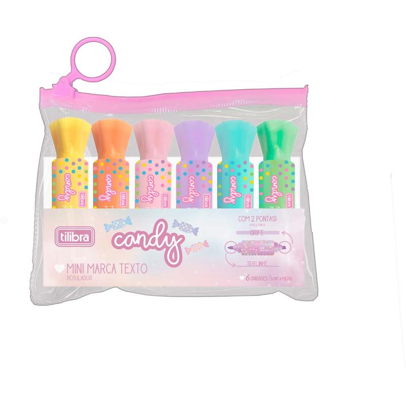 Resaltador Mini Candy Estuche 6 - Farmacias Arrocha