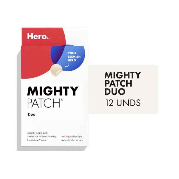 Hero Mighty Patch Duo Para Acne 12 Unds