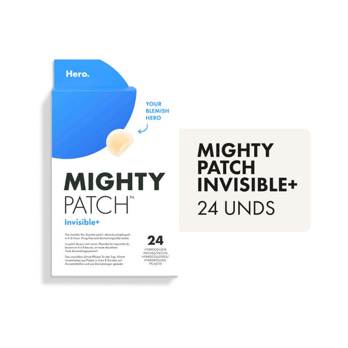 Hero Mighty Patch Invisible Parches Para Acné Ultra Finas Para Rostro 24 Unds