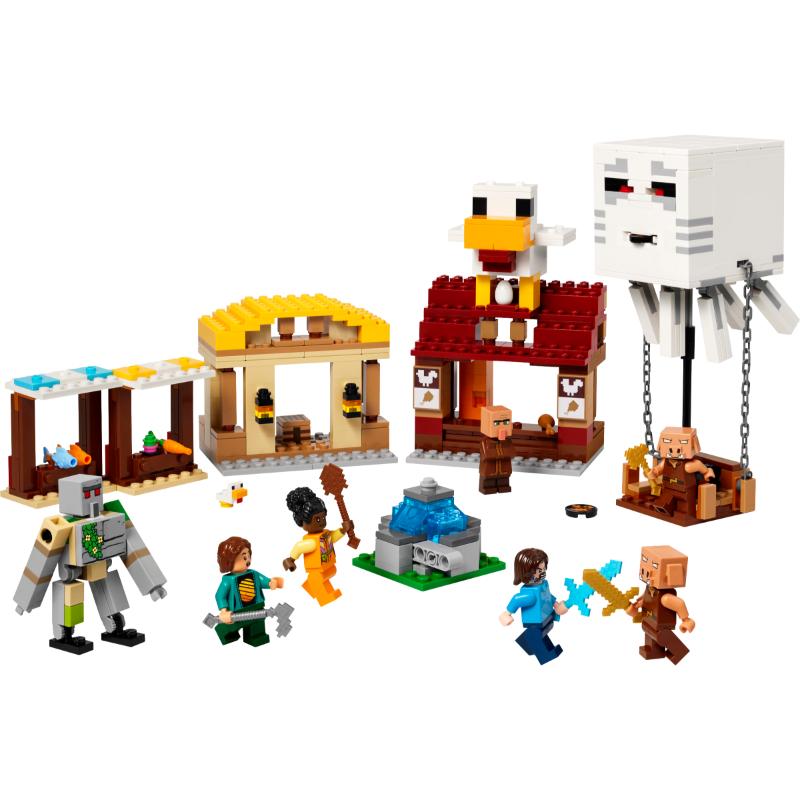 Lego Minecraft El Ataque a la Aldea del Globo de Ghast - Farmacias Arrocha