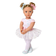 Kassia – Muñeca Bailarina de 18” con Traje de Ballet Arcoíris - Farmacias Arrocha