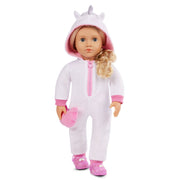 Lilian – Muñeca de 18” con Pijama de Unicornio - Farmacias Arrocha