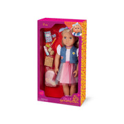 Evie – Muñeca de 18” con Accesorios Escolares - Farmacias Arrocha