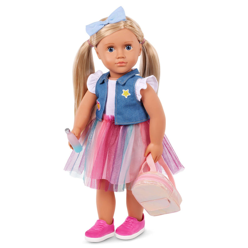 Evie – Muñeca de 18” con Accesorios Escolares - Farmacias Arrocha
