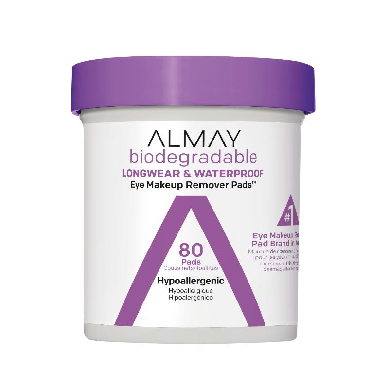 Almay Biodegradable Longwear & Waterproof Eye Makeup Remover Pads™ 80 ct - Farmacias Arrocha