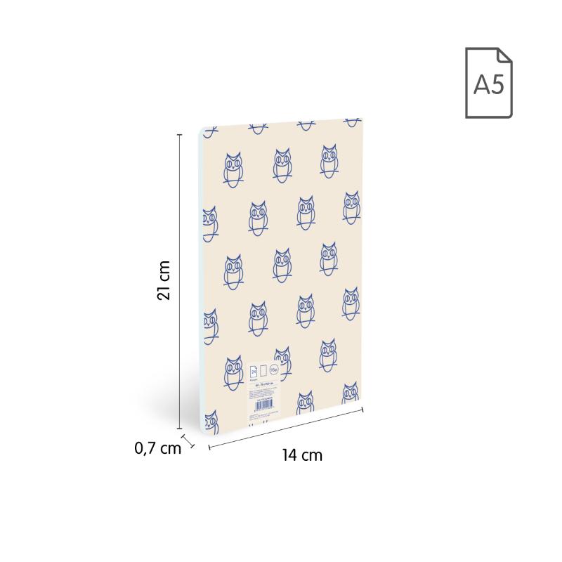 Milan Libreta A5 Beige 24H. Lisa 460 - Farmacias Arrocha