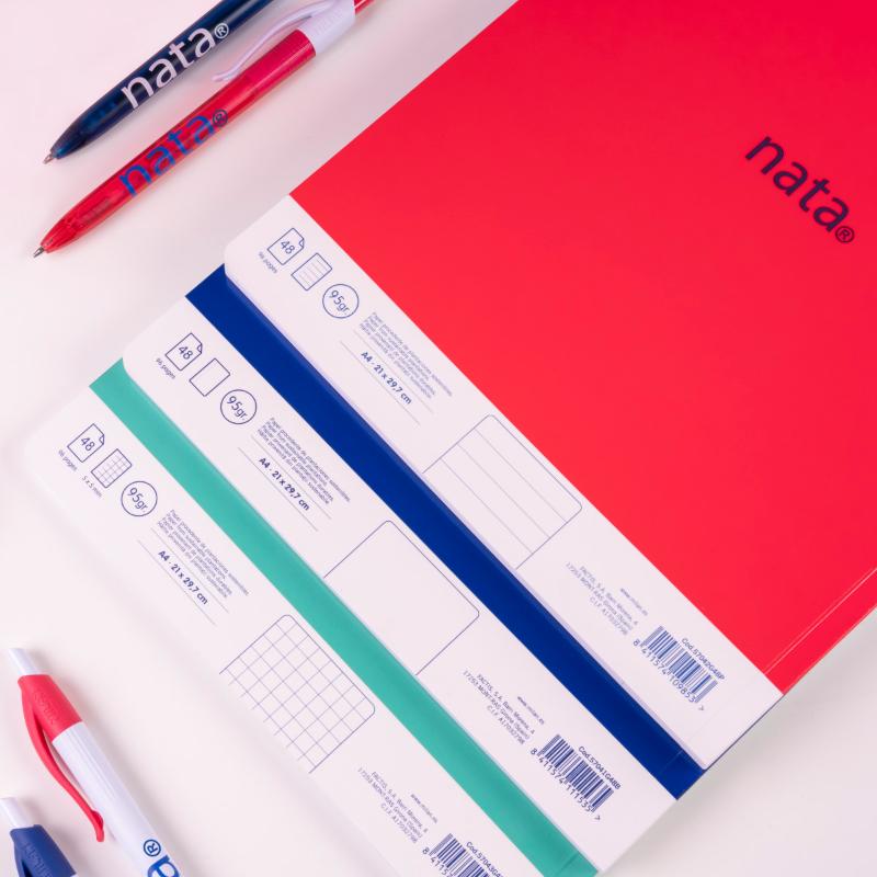 Milan Pack 3 Libretas A4 48H. Cuadricula Nata - Farmacias Arrocha