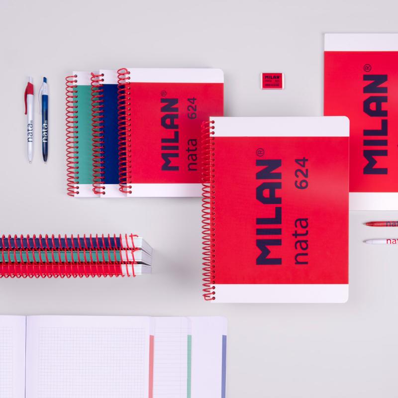 Milan Pack 3 Libretas A4 48H. Cuadricula Nata - Farmacias Arrocha