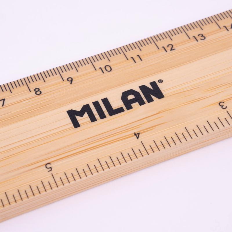 Milan Paper Pack Regla 20Cm Bamboo - Farmacias Arrocha