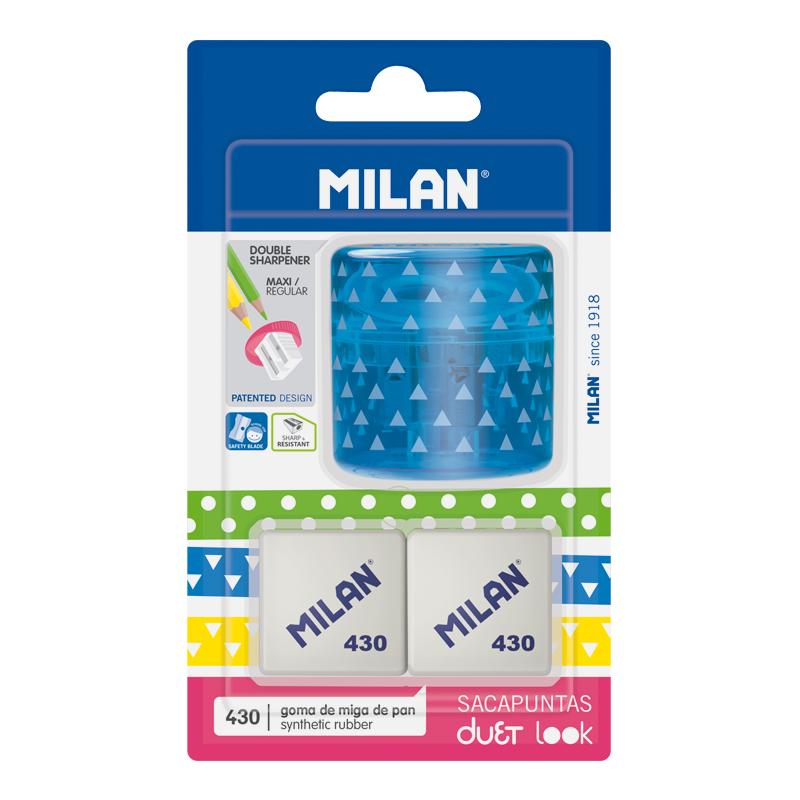Milan Blister Duet Look Azul 2X430 - Farmacias Arrocha