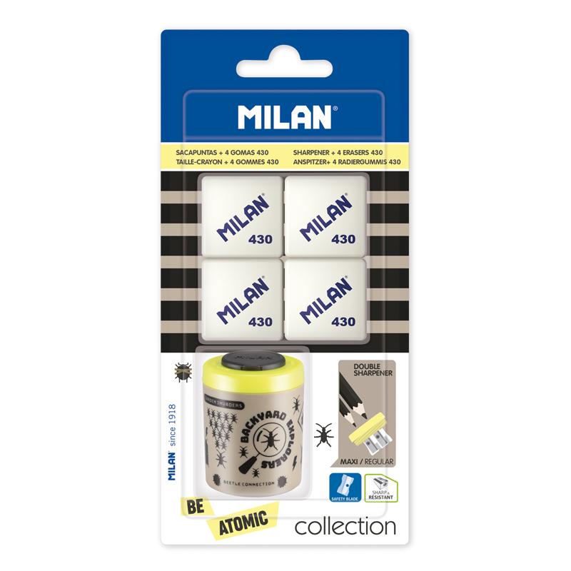 Milan Blister Sacapuntas Collection4X430 - Farmacias Arrocha