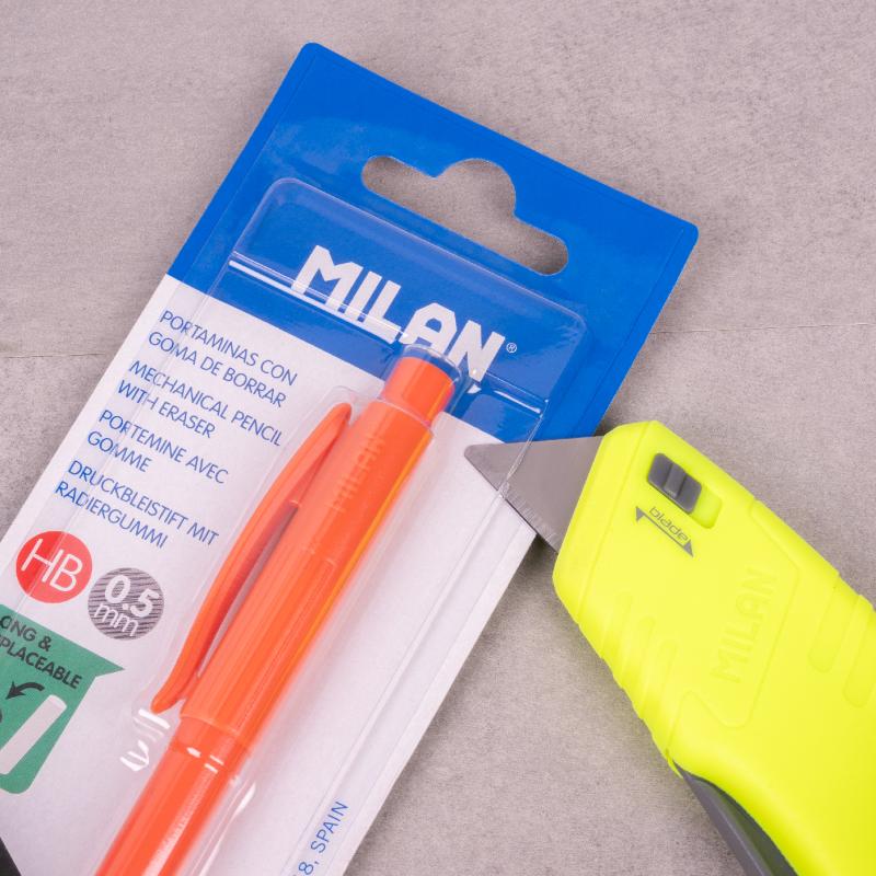 Milan Blister Cutter Compact Amarillo - Farmacias Arrocha
