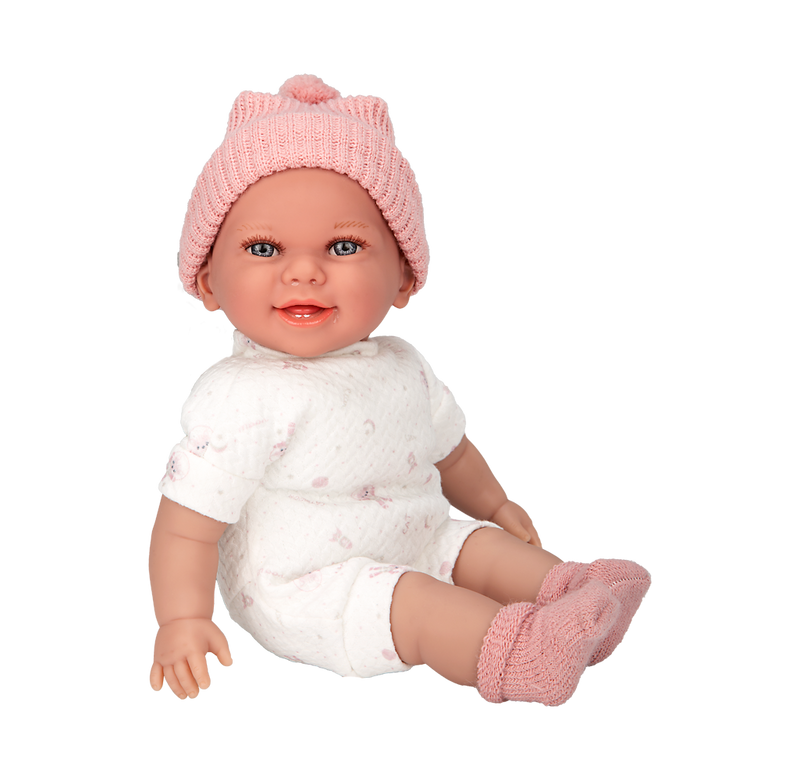 Muñeca Elegance 34 cm Babyto con mecanismo risa