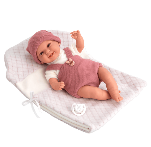 Muñeca con peso Elegance Babyto rosa con manta - Farmacias Arrocha