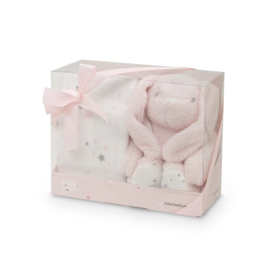 Set de regalo Peluche y Manta Conejo Rosa - Farmacias Arrocha