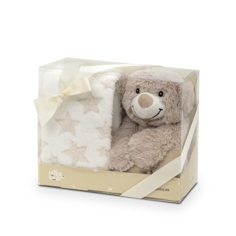Set de regalo Peluche y Manta Beige - Farmacias Arrocha