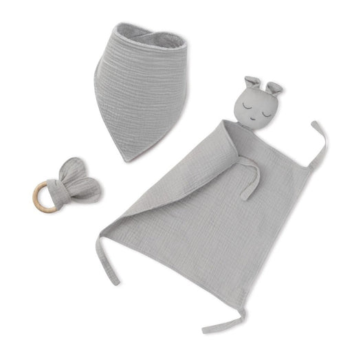 Set Dou Dou+Bandana+Mordedor Muselina Gris - Farmacias Arrocha