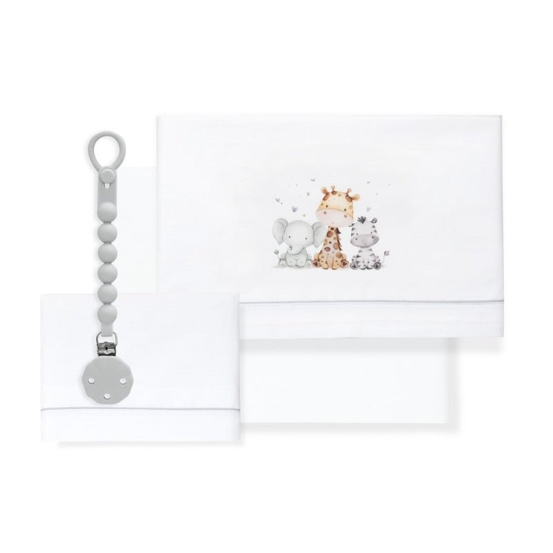 Triptico Cuna y broche Jirafa - Farmacias Arrocha