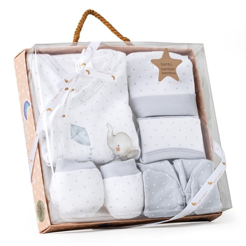 Set de Regalo 5pcs Elefantito Gris - Farmacias Arrocha