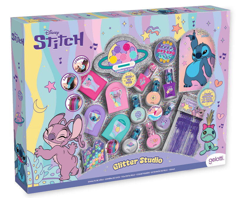 Set de Belleza Stitch Glitter Studio - Farmacias Arrocha