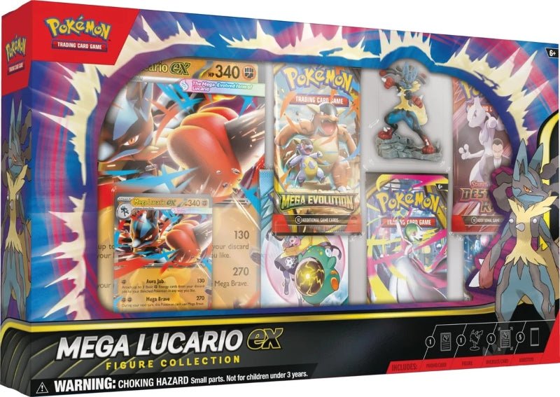 Pokemon Mega Lucario Ex Figure Collection Box - Farmacias Arrocha