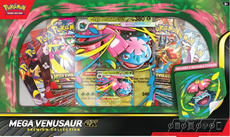 Mega Venusaur ex Premium Collection - Farmacias Arrocha