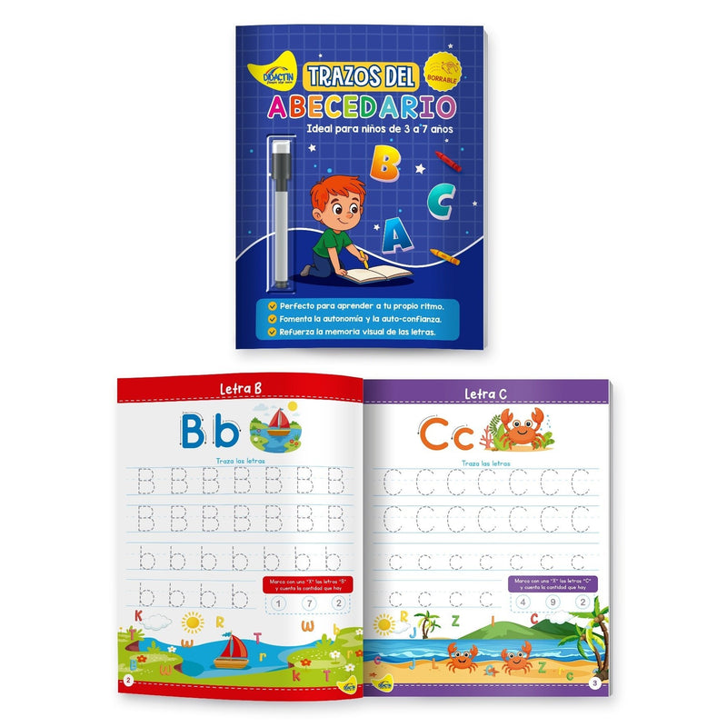 LIBRO BORRABLE TRAZOS DEL ABC - Farmacias Arrocha